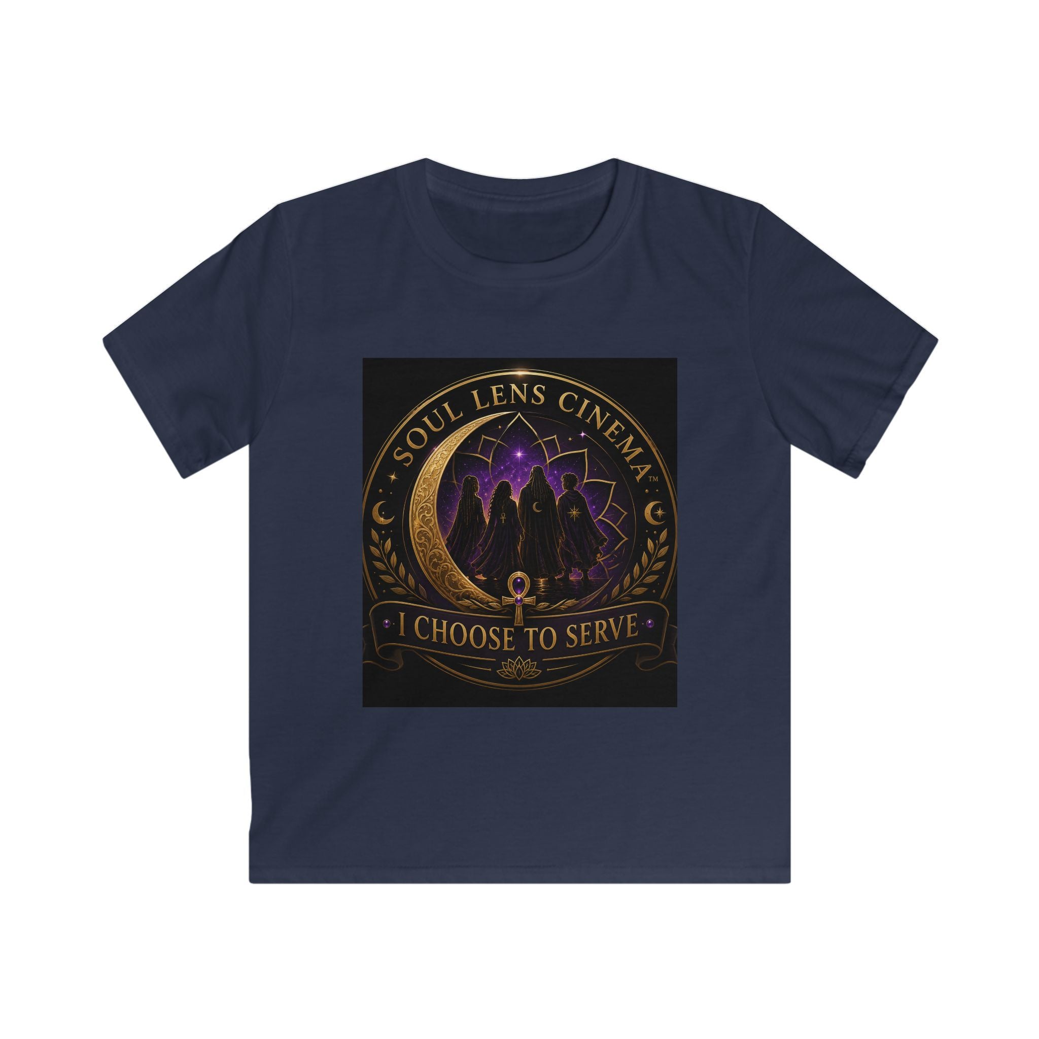 Kids Tee — "Soul Lens Cinema: I Choose to Serve" Movie Fan Graphic Shirt