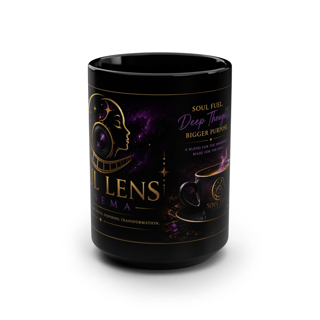 Black 15oz Coffee Mug — Soul Lens Cinema Inspirational Design
