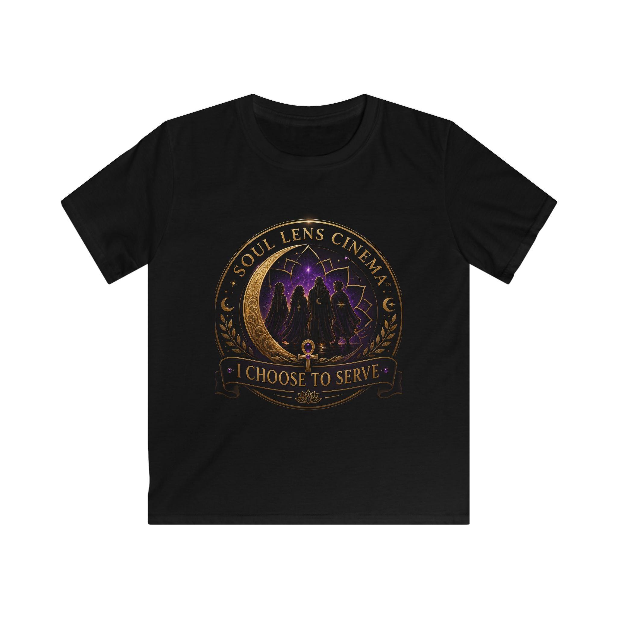 Kids Tee — "Soul Lens Cinema: I Choose to Serve" Movie Fan Graphic Shirt