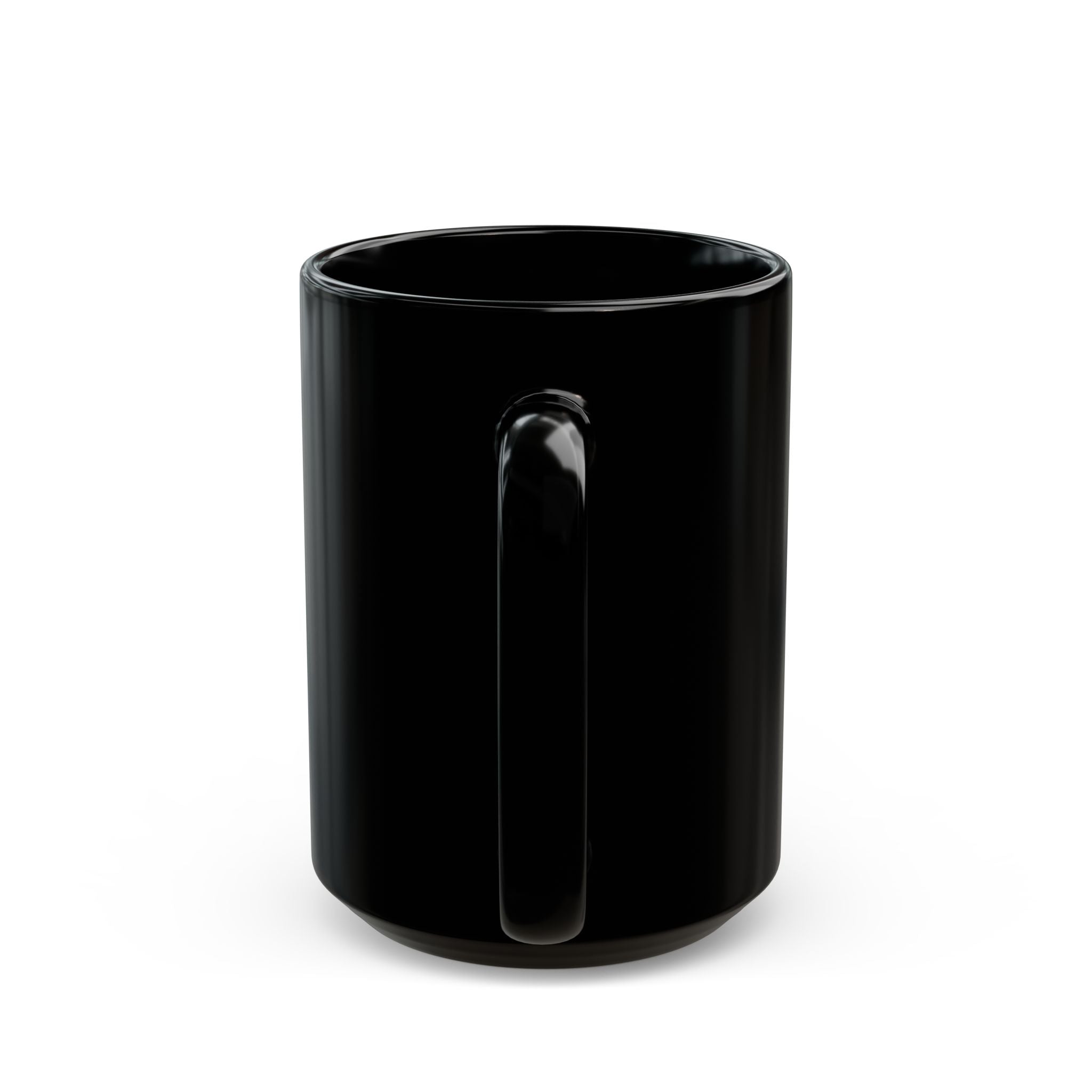 Soul Lens Cinema Black Mug – 'Soul Lens' Cosmic Camera Design (11oz & 15oz)