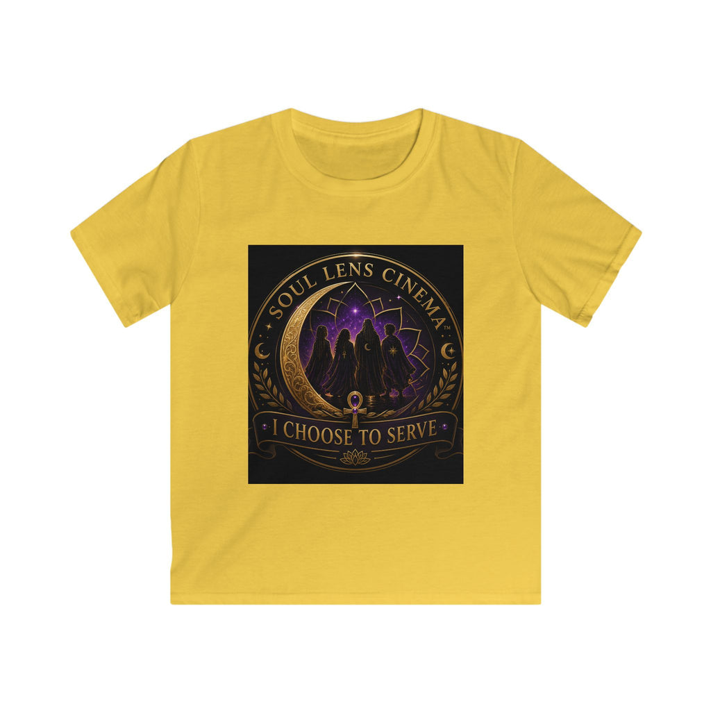 Kids Tee — "Soul Lens Cinema: I Choose to Serve" Movie Fan Graphic Shirt