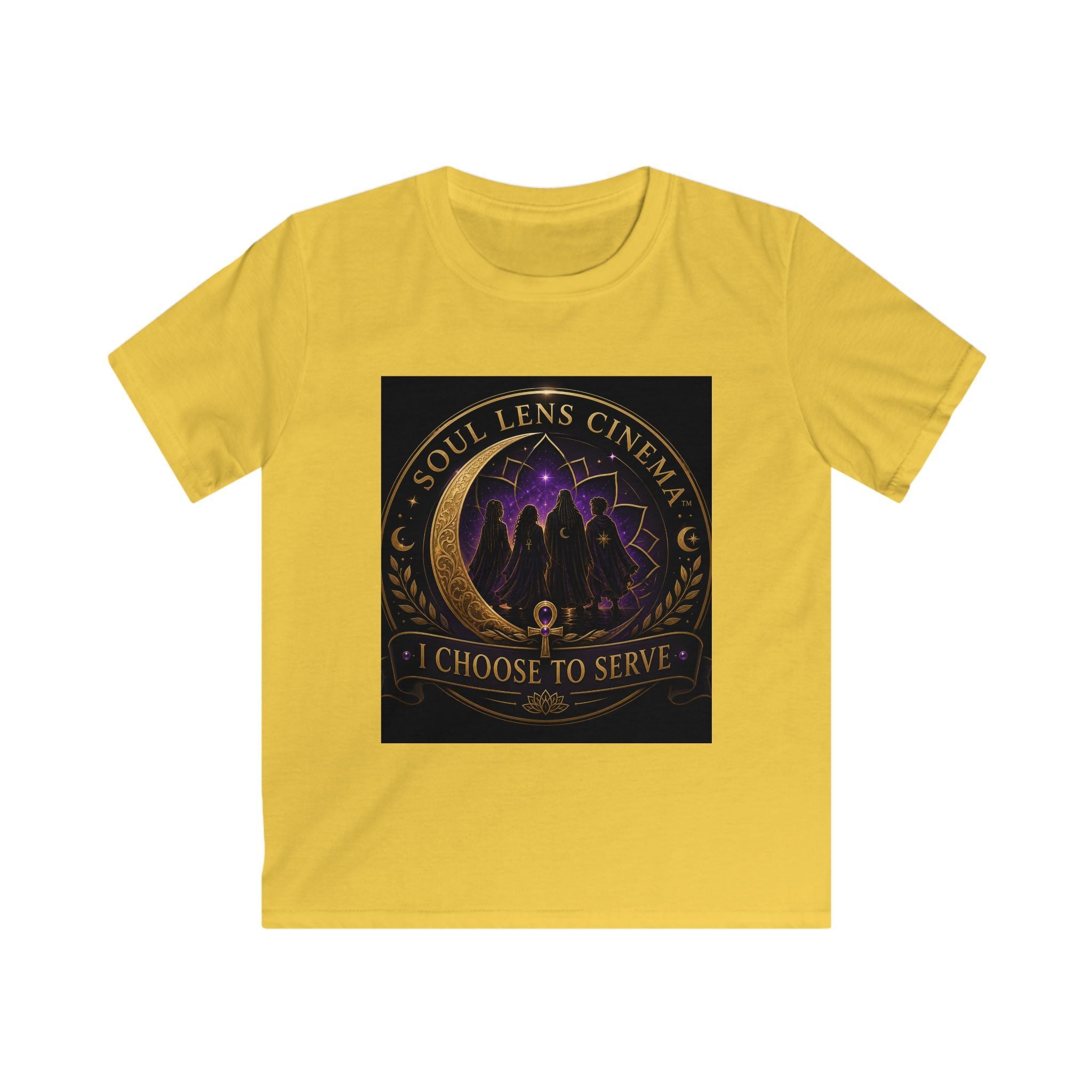 Kids Tee — "Soul Lens Cinema: I Choose to Serve" Movie Fan Graphic Shirt
