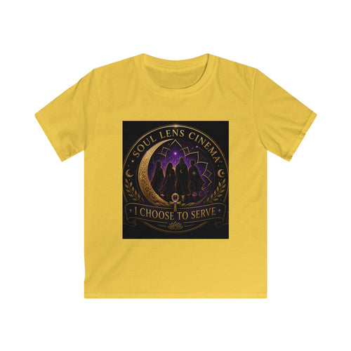 Kids Tee — "Soul Lens Cinema: I Choose to Serve" Movie Fan Graphic Shirt