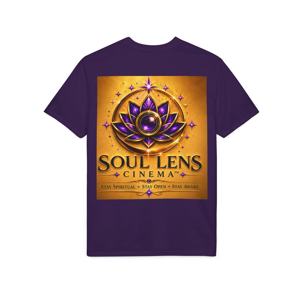 Soul Lens Cinema T-Shirt — "I Choose to Serve" Spiritual Lotus Graphic