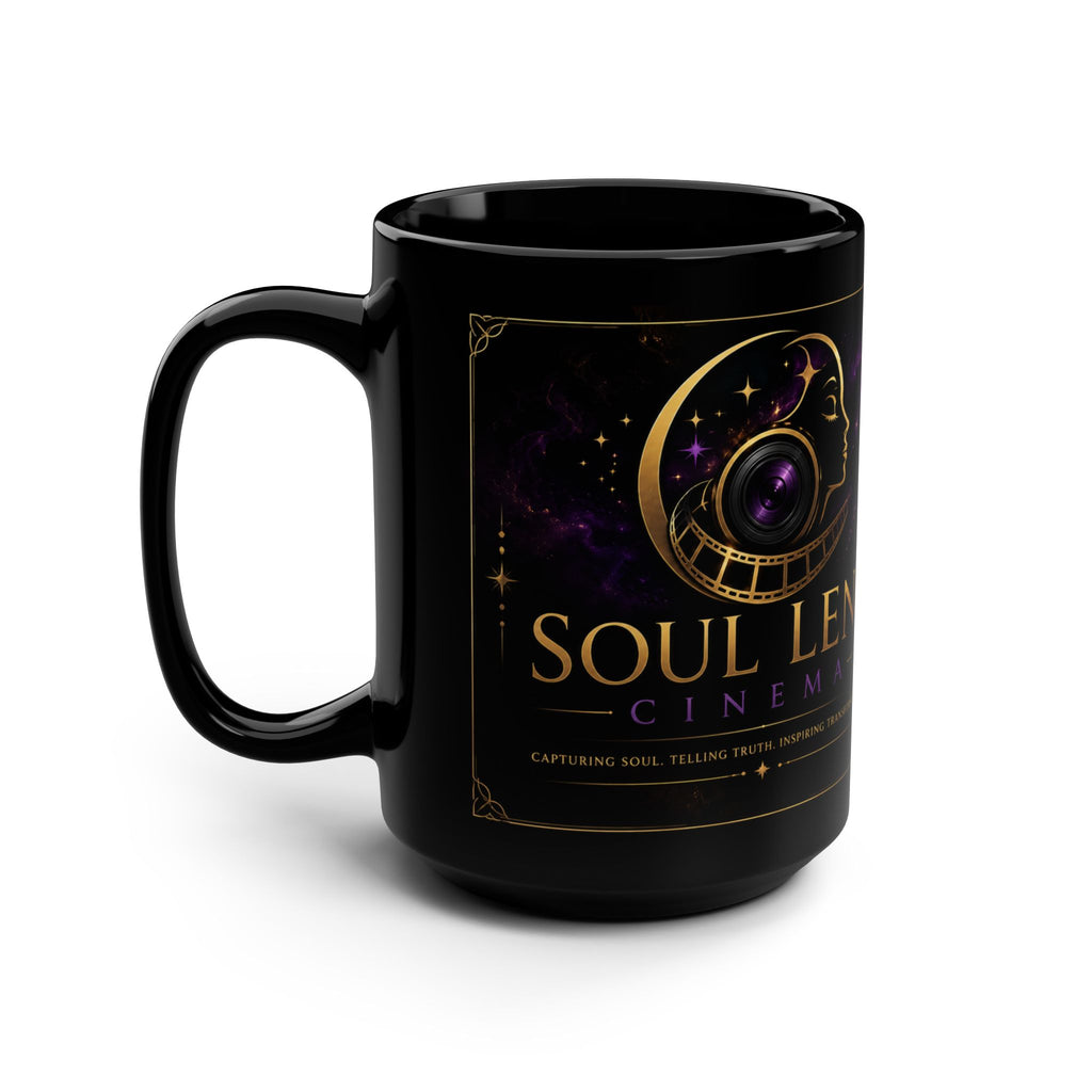 Black 15oz Coffee Mug — Soul Lens Cinema Inspirational Design