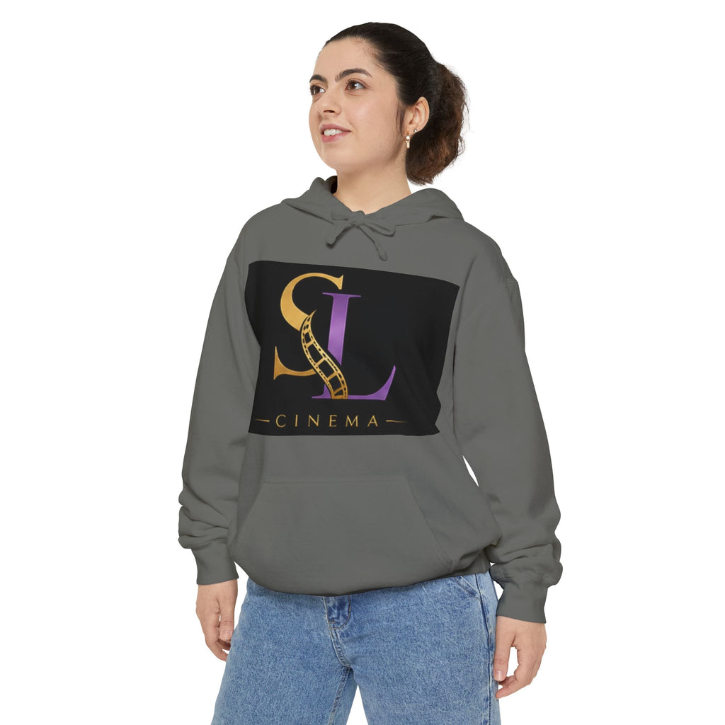 Cinema SL Logo Hoodie - Vintage Film Reel Graphic Pullover