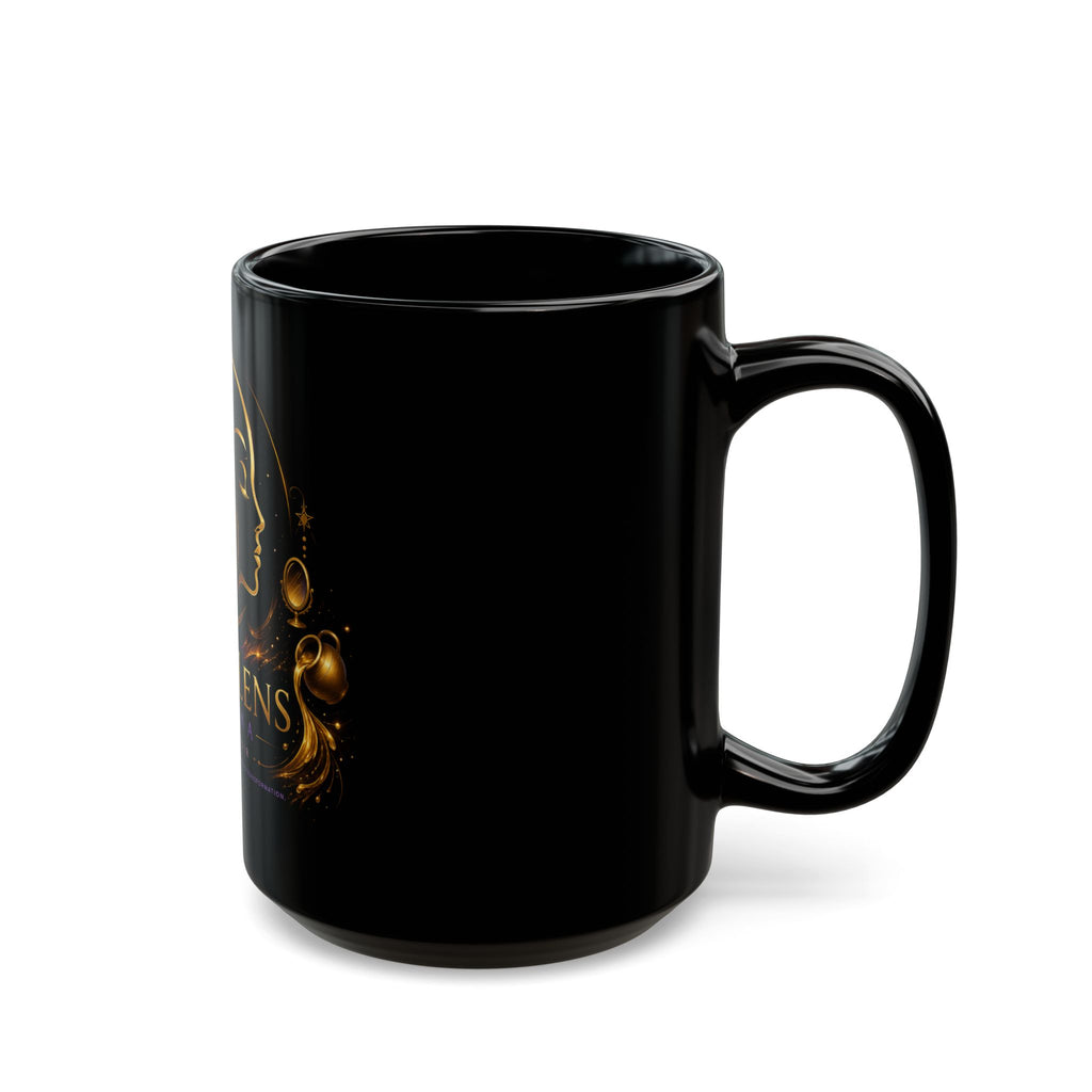 Soul Lens Cinema Black Mug – 'Soul Lens' Cosmic Camera Design (11oz & 15oz)