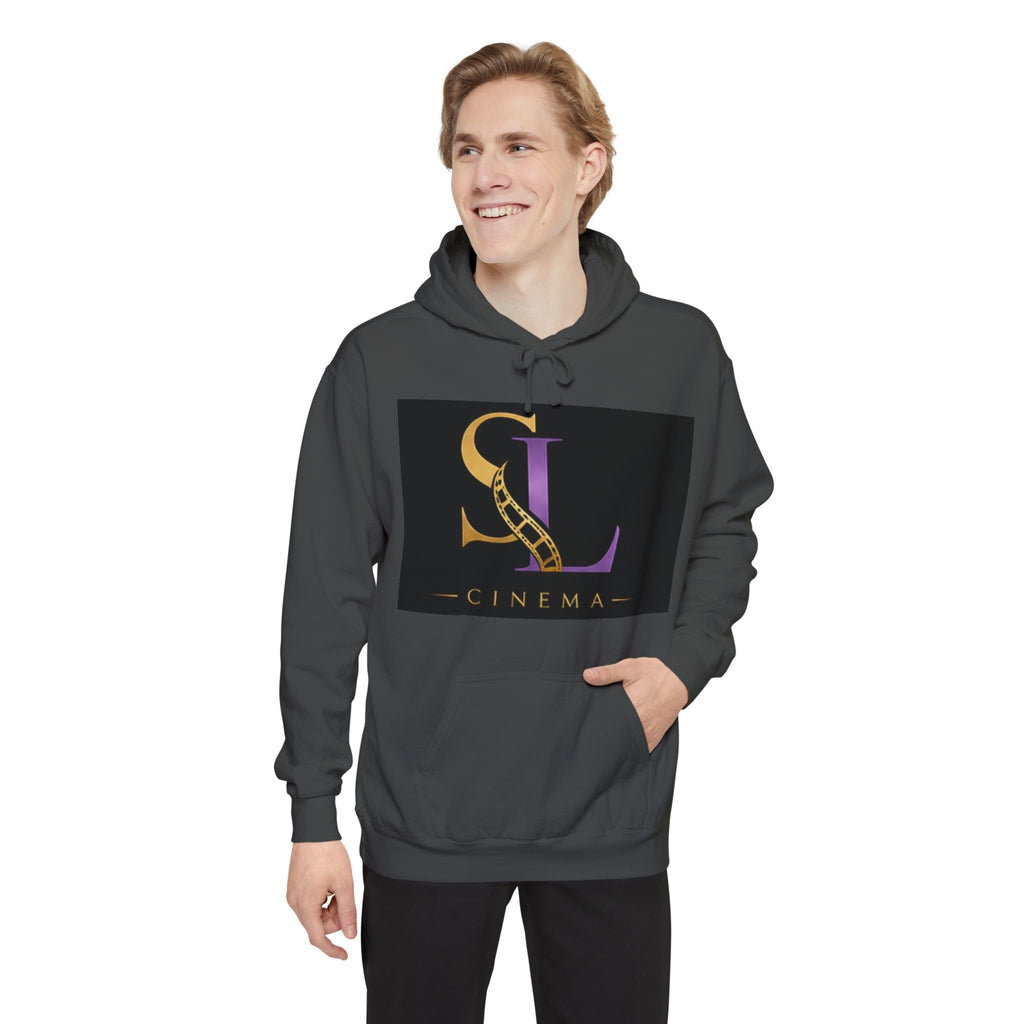 Cinema SL Logo Hoodie - Vintage Film Reel Graphic Pullover