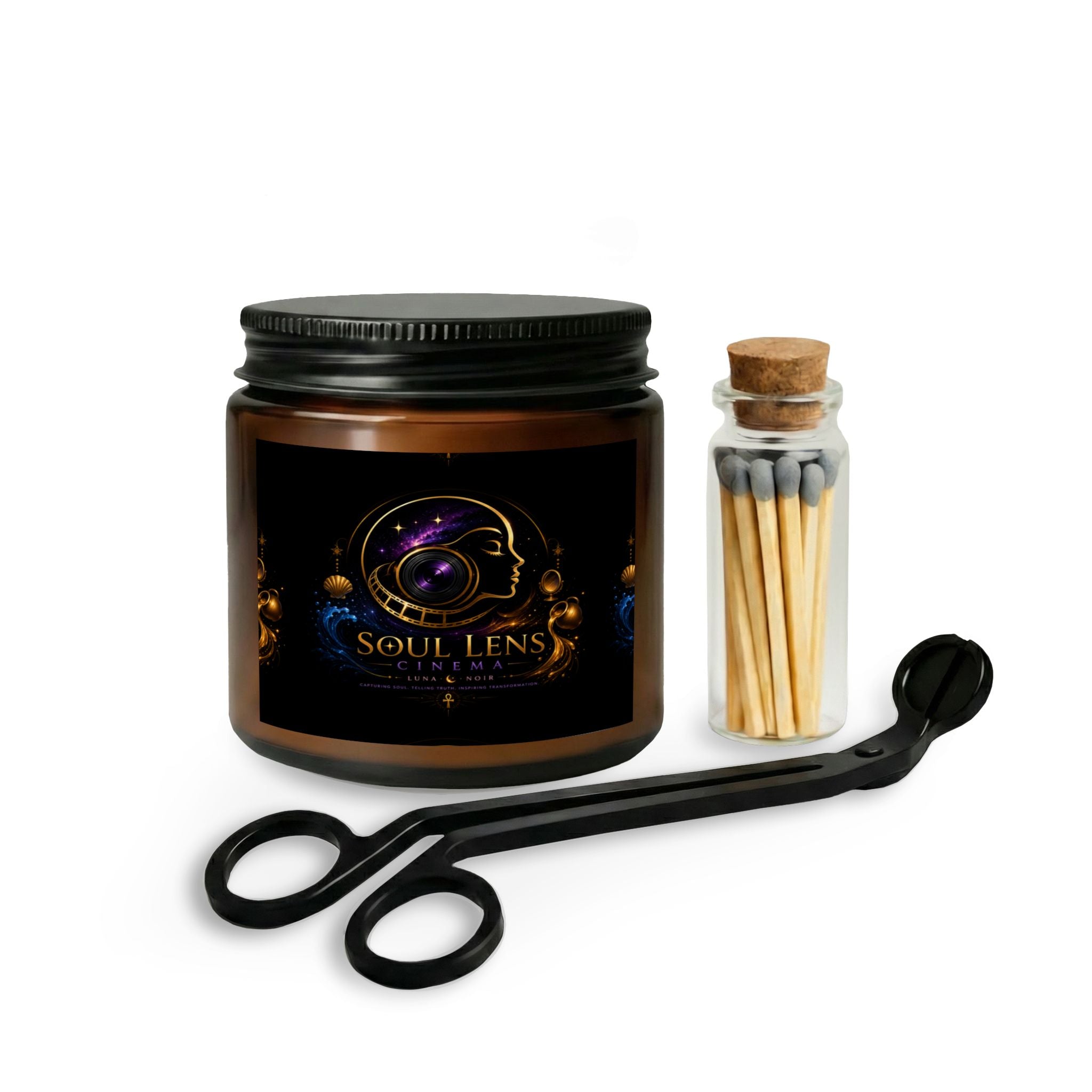 Candle Set with Matches and Wick Trimmer