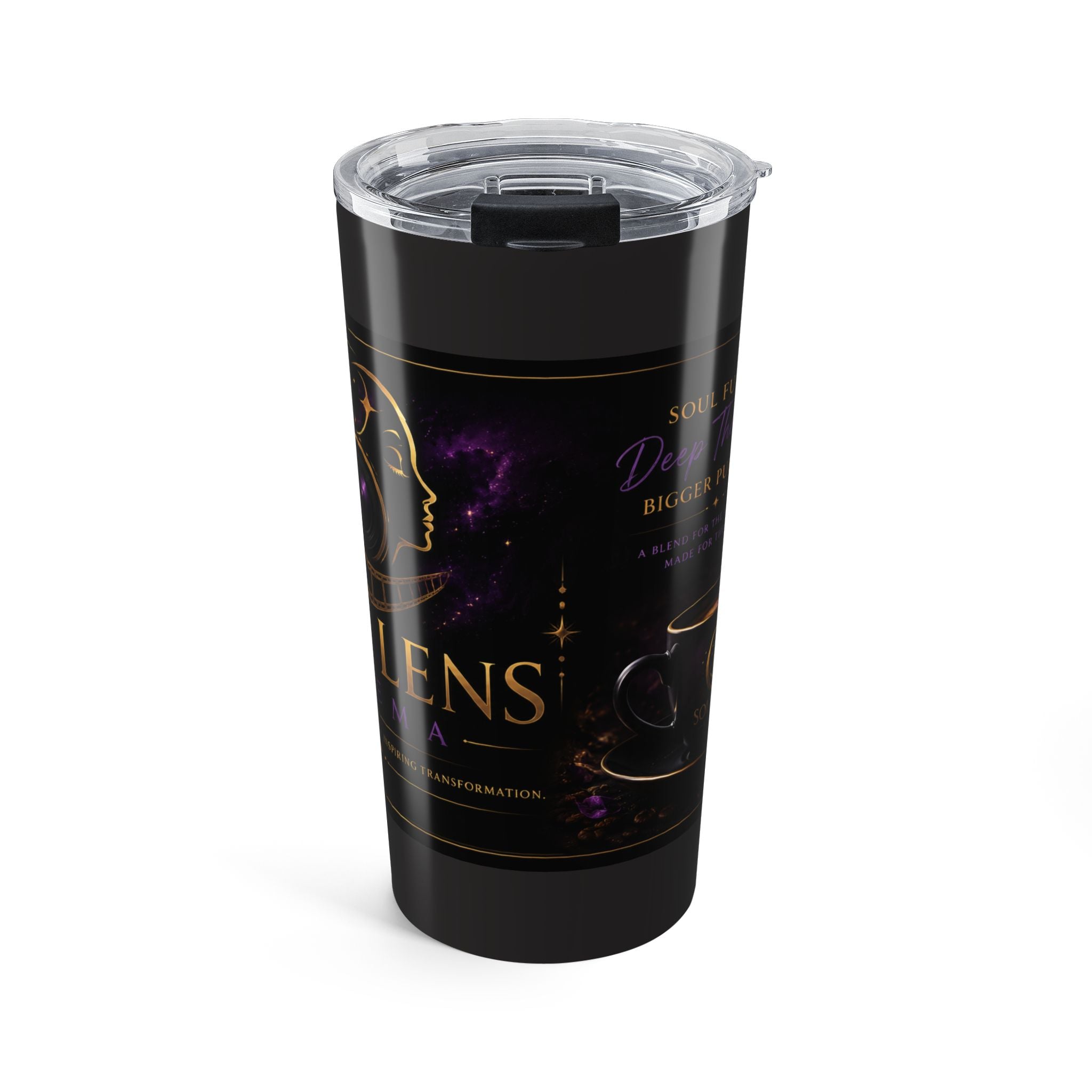 Soul Lens Cinema 20oz Tumbler — Celestial Zodiac Design