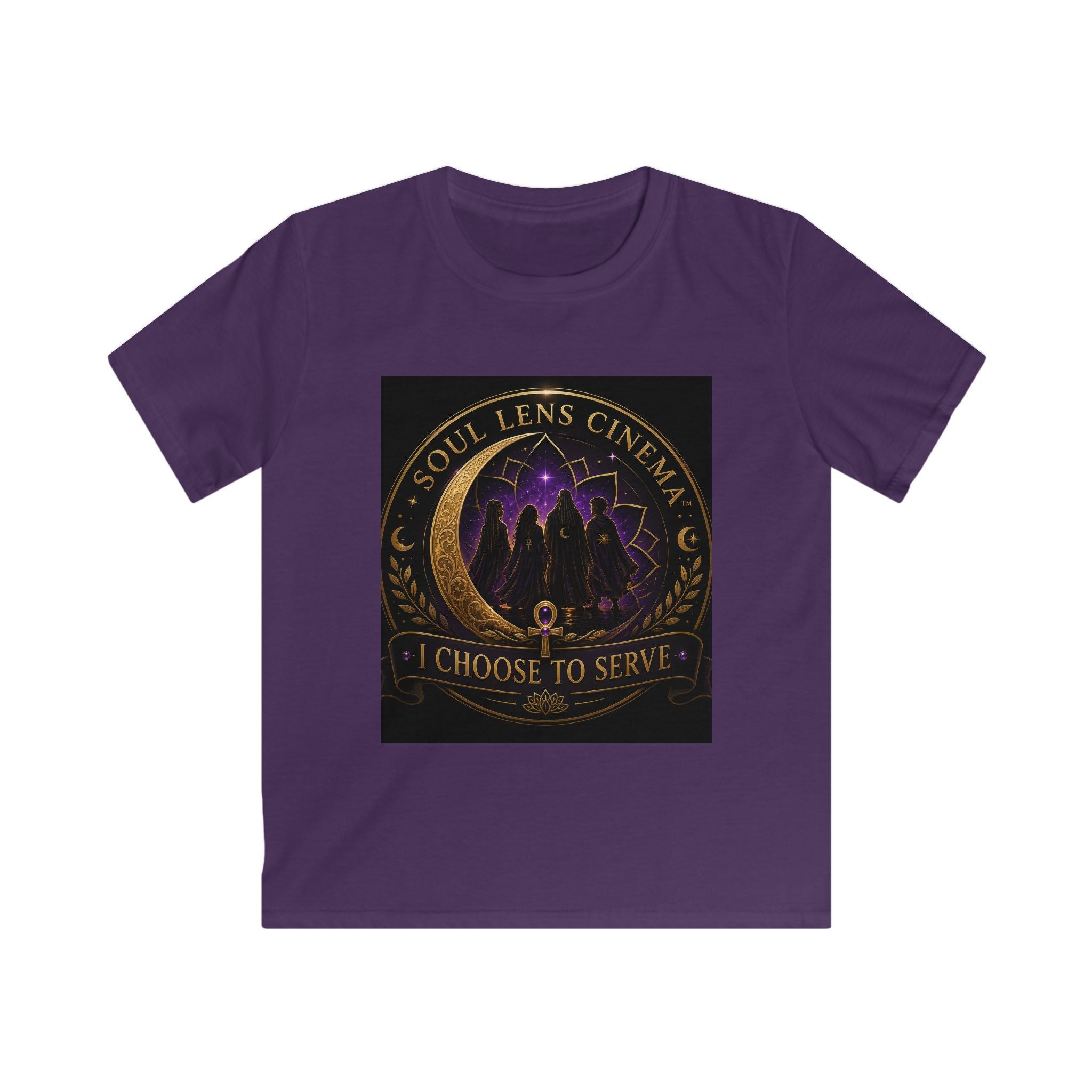 Kids Tee — "Soul Lens Cinema: I Choose to Serve" Movie Fan Graphic Shirt