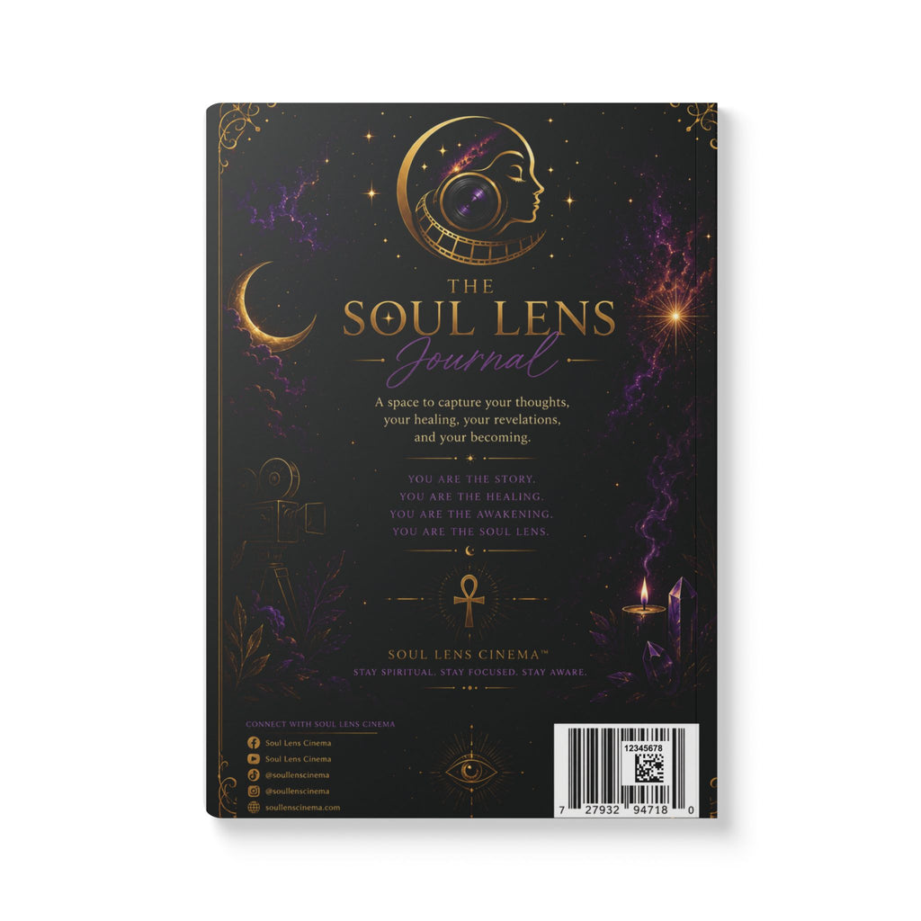 Soul Lens Journal — Spiritual Guided Softcover Notebook (Stay Spiritual • Stay Open • Stay Aware)