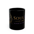 SoulLens Cinema Black Mug — "See Beyond, Feel Deeper" 11/15oz