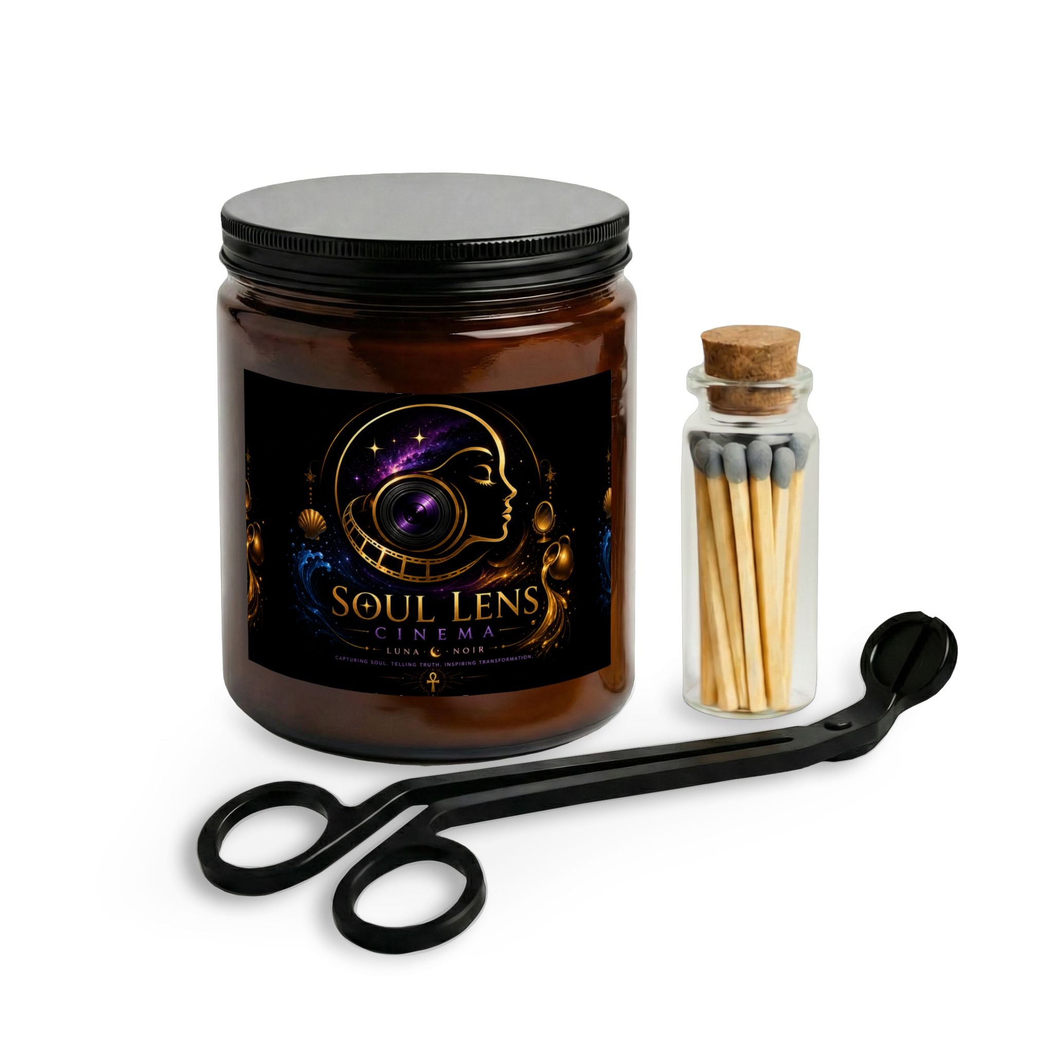 Candle Set with Matches and Wick Trimmer