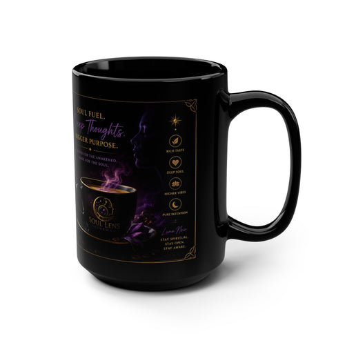 Black 15oz Coffee Mug — Soul Lens Cinema Inspirational Design
