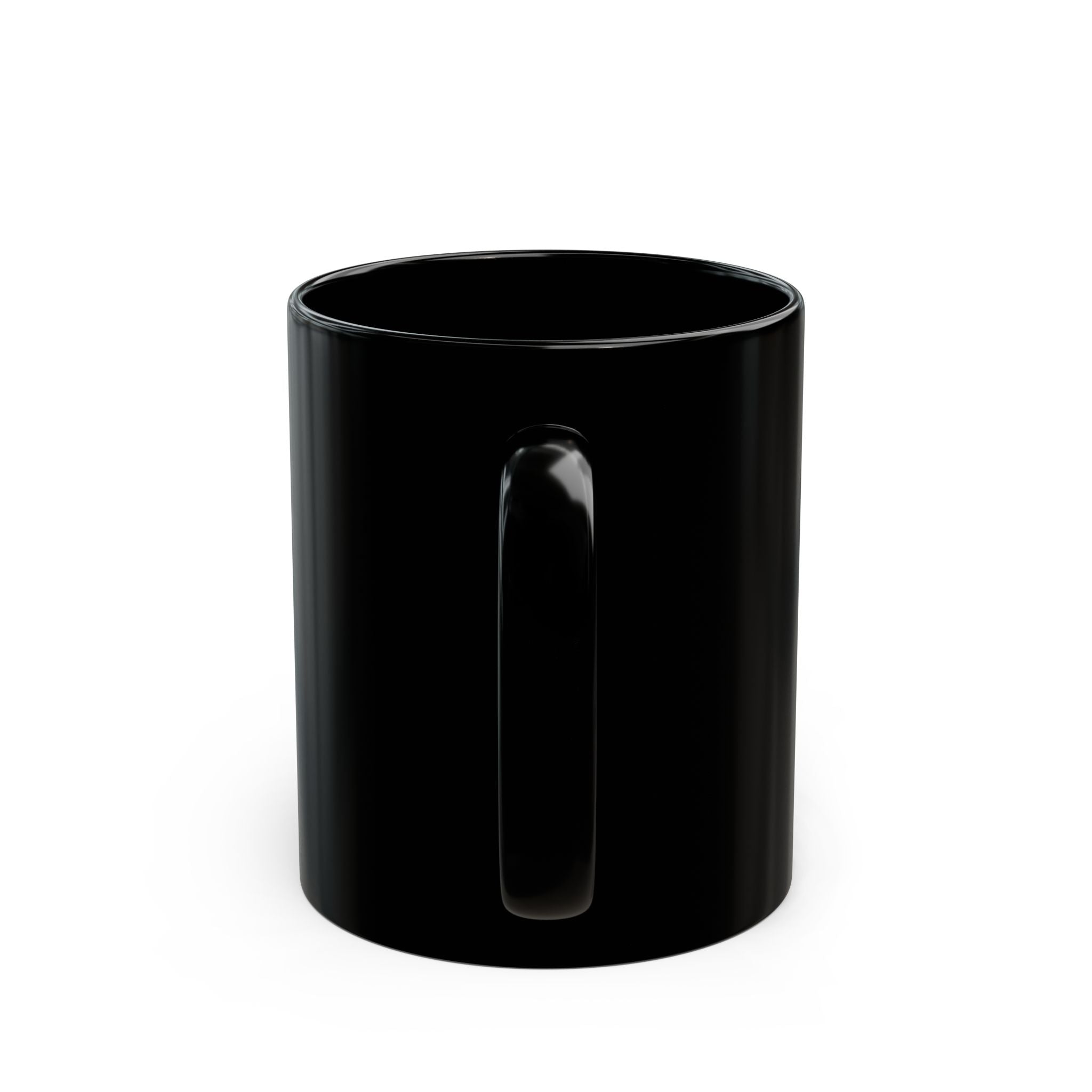 Soul Lens Cinema Black Mug – 'Soul Lens' Cosmic Camera Design (11oz & 15oz)