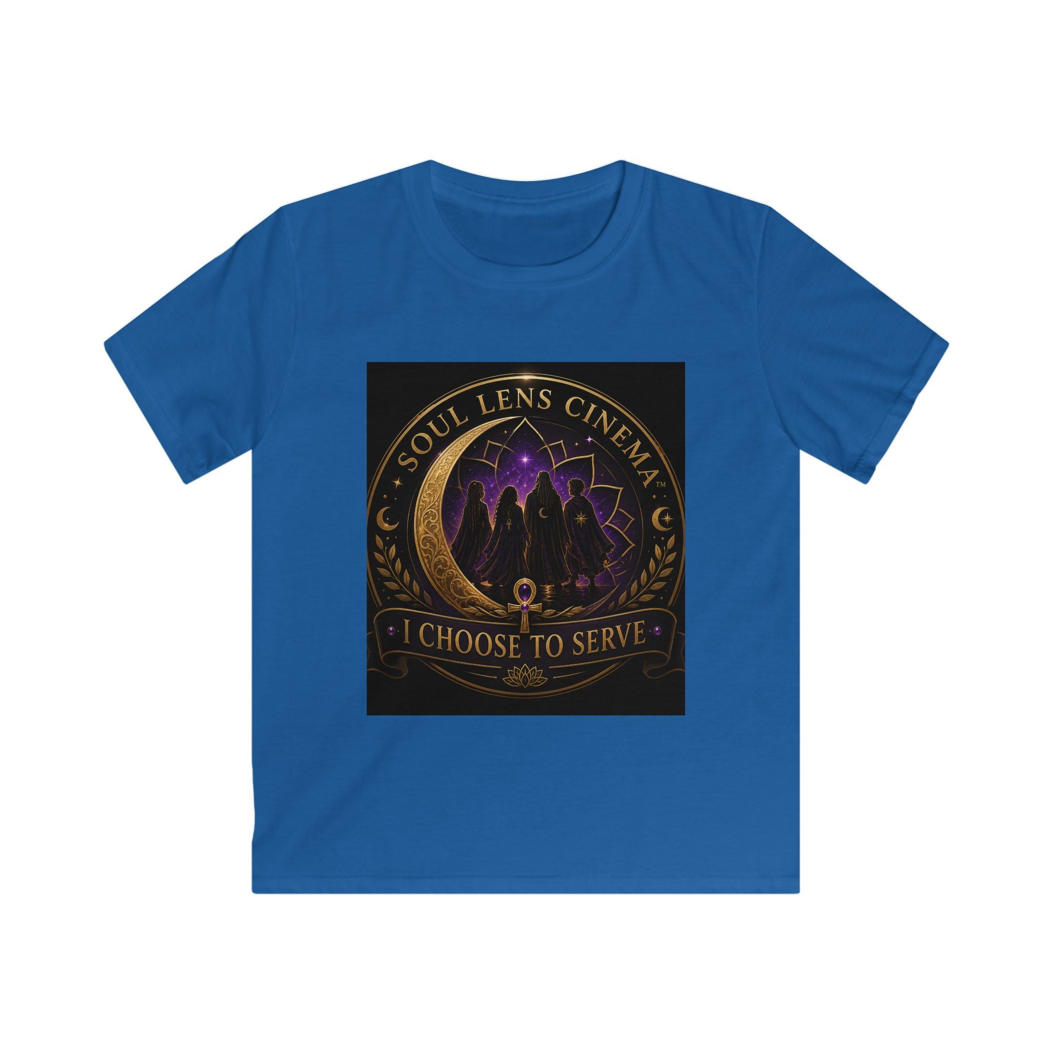 Kids Tee — "Soul Lens Cinema: I Choose to Serve" Movie Fan Graphic Shirt