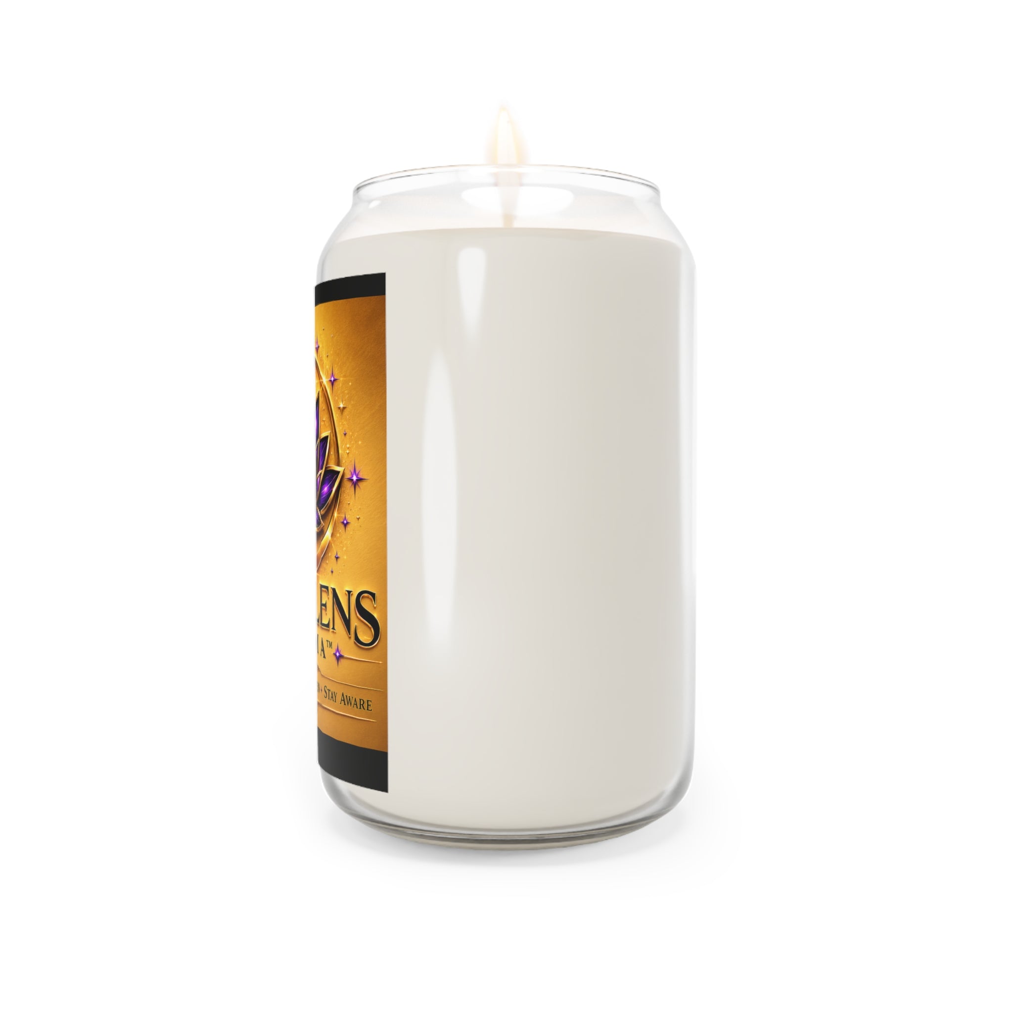 Soul Lens Cinema Scented Soy Candle — 13.75 oz Aromatherapy Candle (Stay Spiritual, Stay Open)