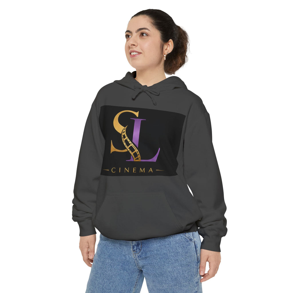 Cinema SL Logo Hoodie - Vintage Film Reel Graphic Pullover